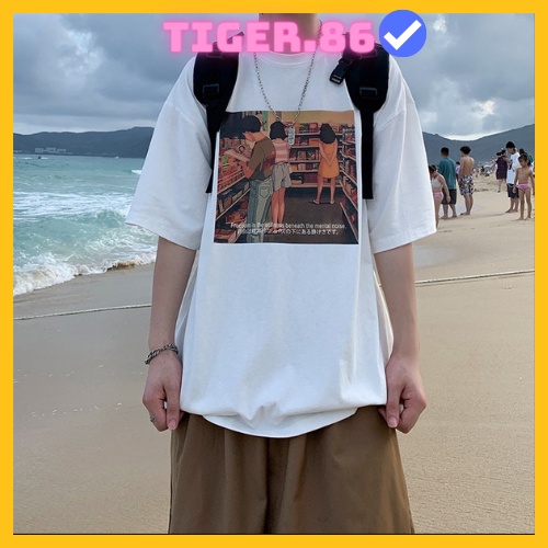 Áo thun tay lỡ form rộng unisex Tiger.86 AFR217
