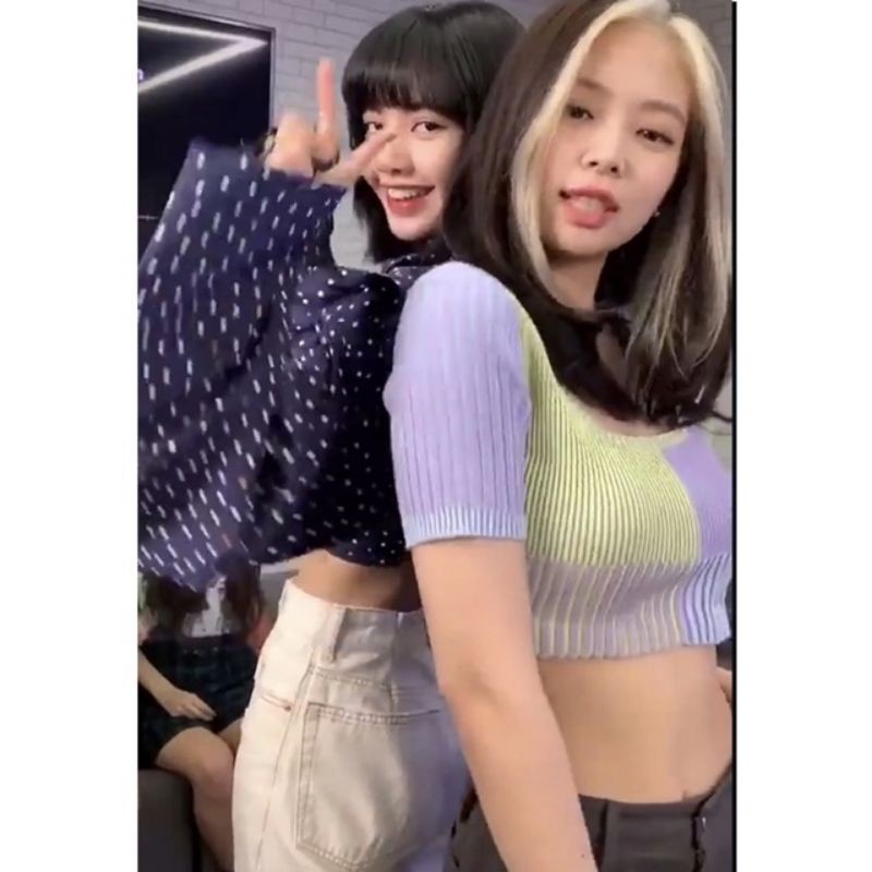 Áo Jennie BlackPink croptop style Hàn Quốc 🦄