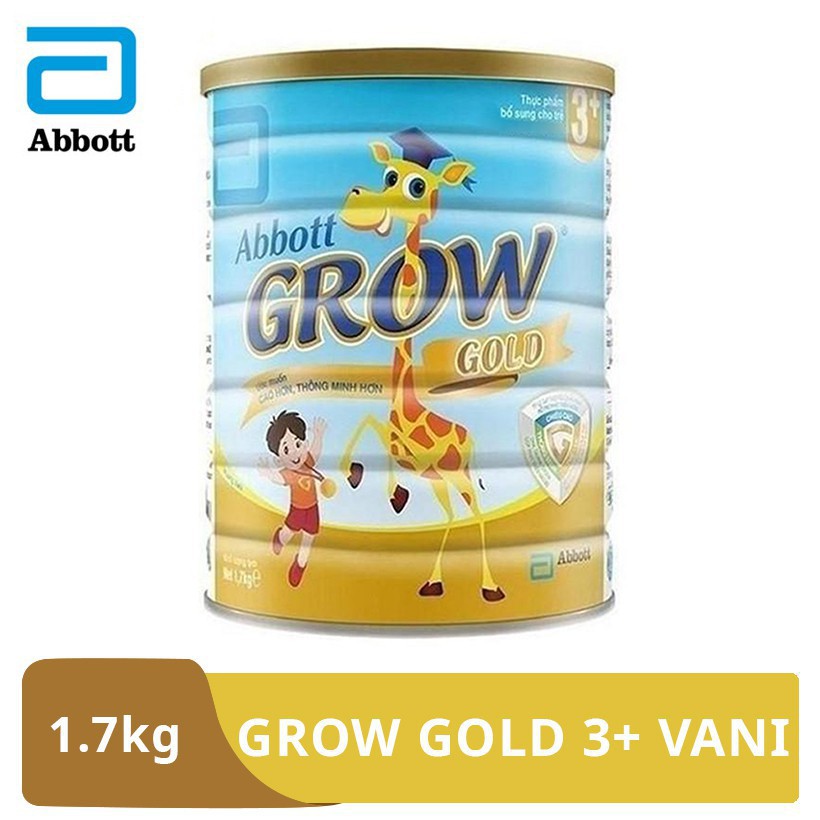 Sữa bột Abbott Grow Gold 3+ lon 1700g ( cho bé 3 - 6 tuổi) -HSD luôn mới