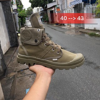 giày palladium cổ bẻ