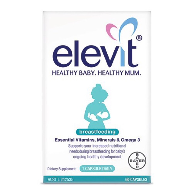 Elevit sau sinh breastfeeding của úc 60v