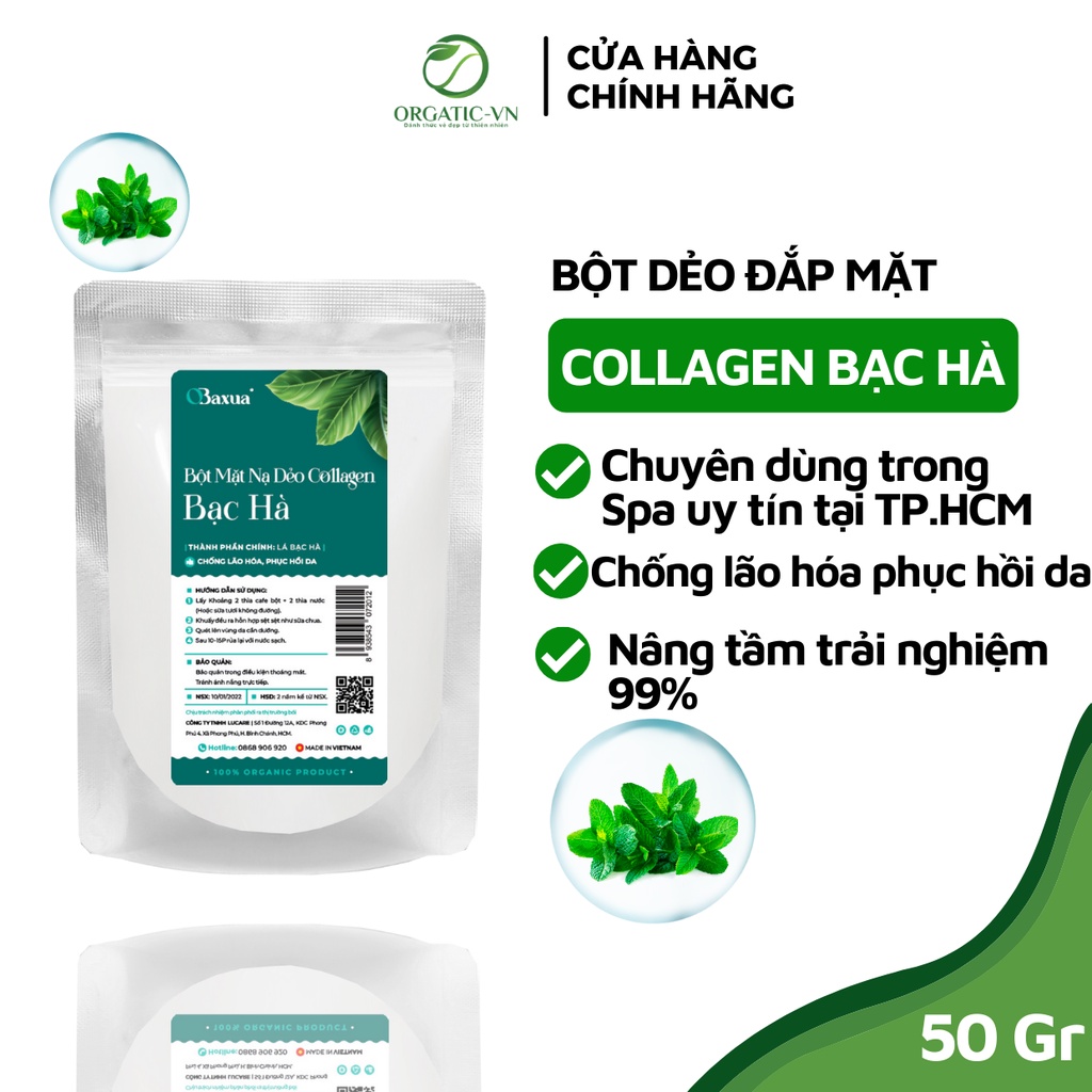 Mặt nạ dẻo dạng bột OBAXUA - Dùng trong Spa Cao Cấp - Dưỡng Trắng Da, Cấp ẩm, Chống Lão Hóa, Ngừa Mụn | BigBuy360 - bigbuy360.vn