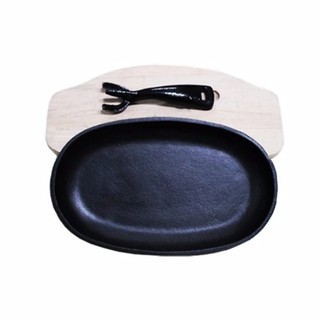 Chảo gang chống dính Oval đa năng Dragon