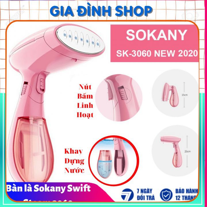 Bàn Ủi Hơi Nước ⚡️ 𝐅𝐑𝐄𝐄 𝐒𝐇𝐈𝐏 ⚡️ An Toàn Tiện Lợi 3060 - Là Thẳng Quần Áo Nhanh Chóng - Phù Hợp Với Mọi Loại Vải