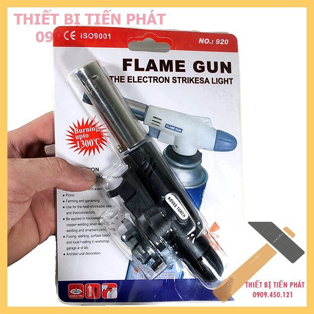 Dụng Cụ Khò Đen Flame Gun No.920 Loại Xịn Có Nút Mồi Tự Động (Chính Hãng)