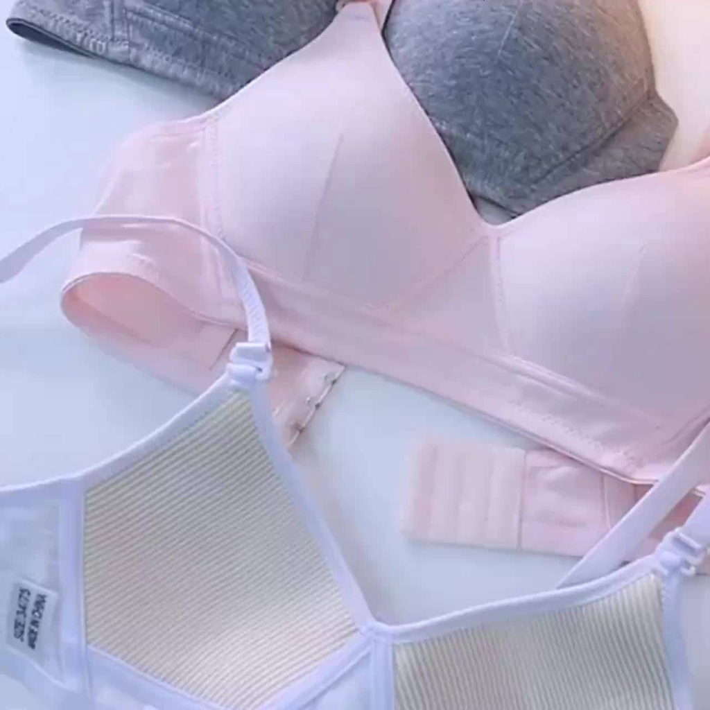 Áo Bra Bralette Áo Lót Ngực Nữ Sinh Không Gọng Cuxie Chất Cotton Mút Mỏng Mềm Mát Phom Ôm Ngực Đẹp