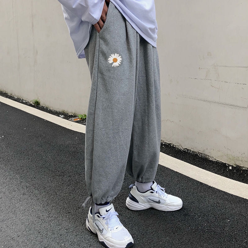 Quần Thể Thao Lưng Cao Ống Rộng Phong Cách Hàn Quốc | BigBuy360 - bigbuy360.vn