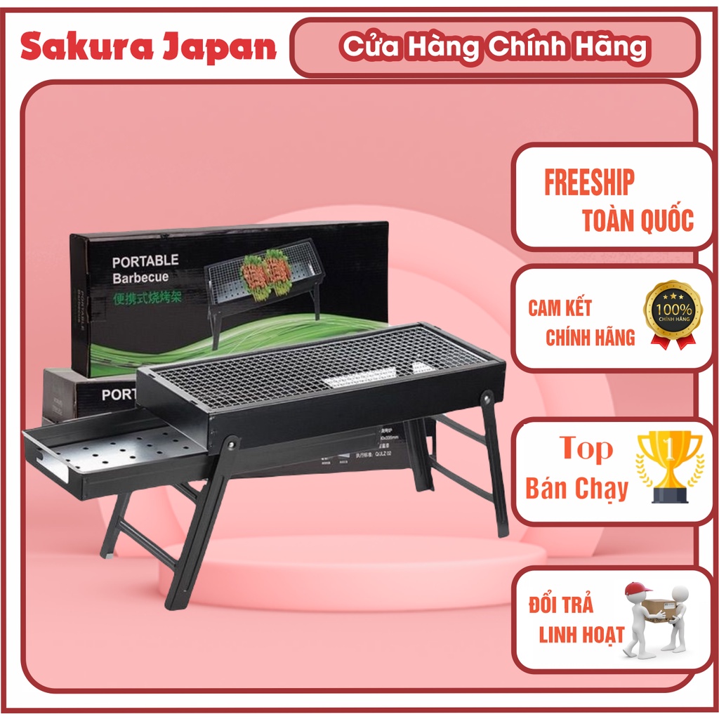 Bếp nướng than hoa không khói BBQ ngoài trời cao cấp