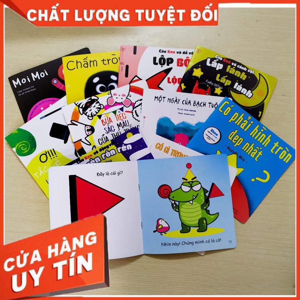 [MẸ & BÉ] Bộ 11 Tập tranh NHẬT BẢN- phát triển ngôn ngữ và tư duy tưởng tượng cho bé 0-6 tuổi