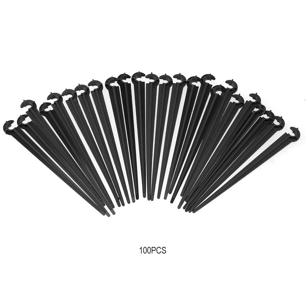 Set 100 dụng cụ cố định ống nước tưới cây 4 / 7mm tiện lợi
