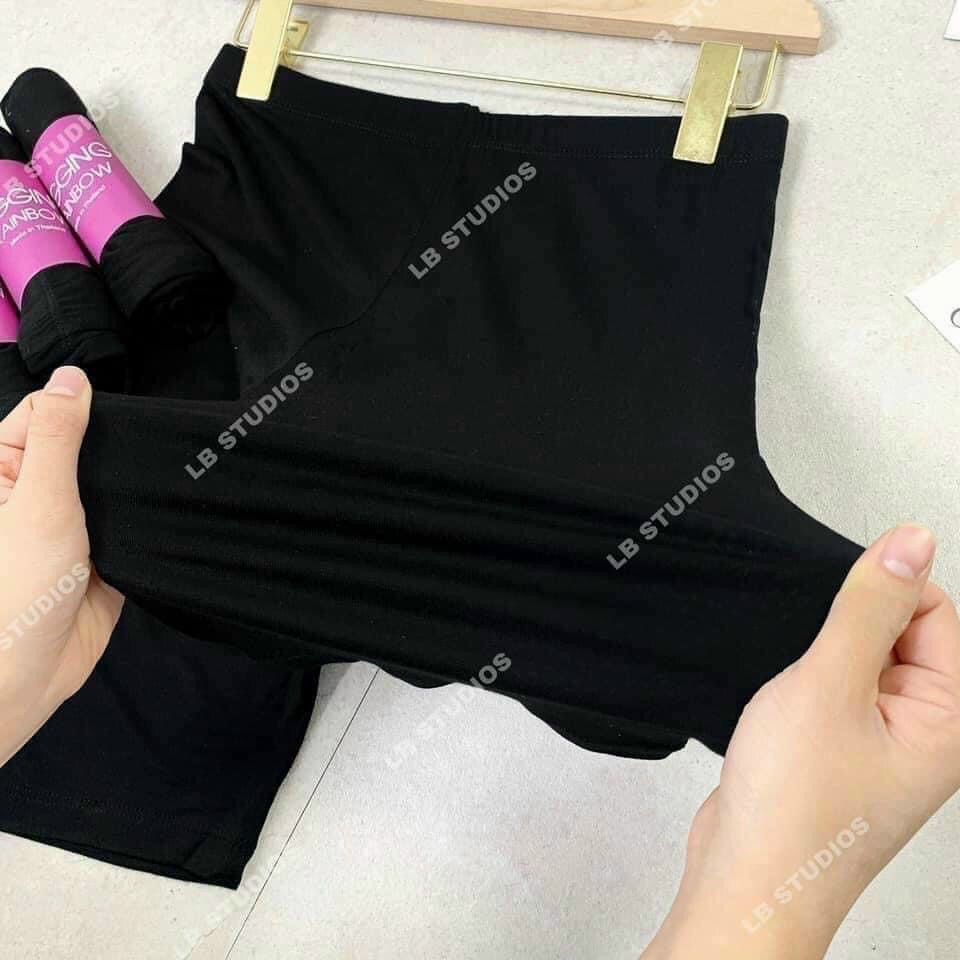 Quần legging nữ ngố siêu hot thời trang đen trơn trẻ trung dễ phối đồ cực sexy mềm mịn không xù, không lộ (40-60KG)