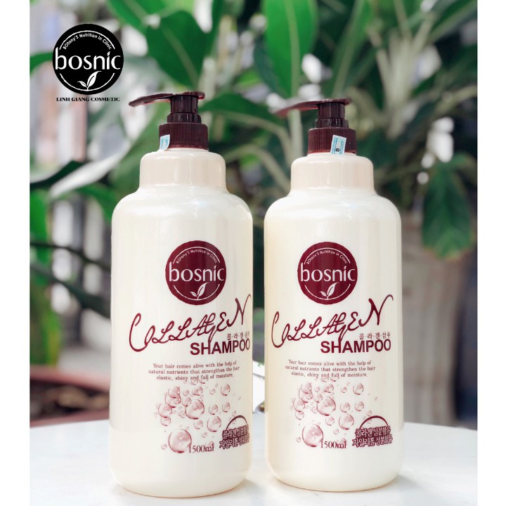 Dầu Gội Collagen Bền Màu Nhuộm BOSNIC 1500ML