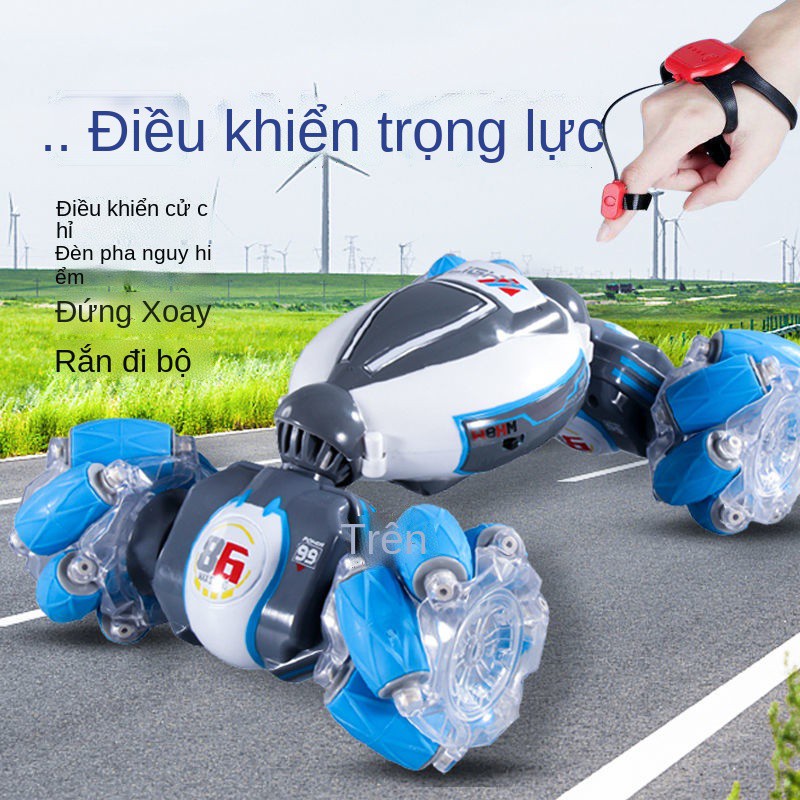 ┅Đồng hồ đồ chơi trẻ em ô tô địa hình điều khiển từ xa ô tô bốn bánh cử chỉ cảm biến xoắn ô tô đèn ô tô điều khiển từ xa