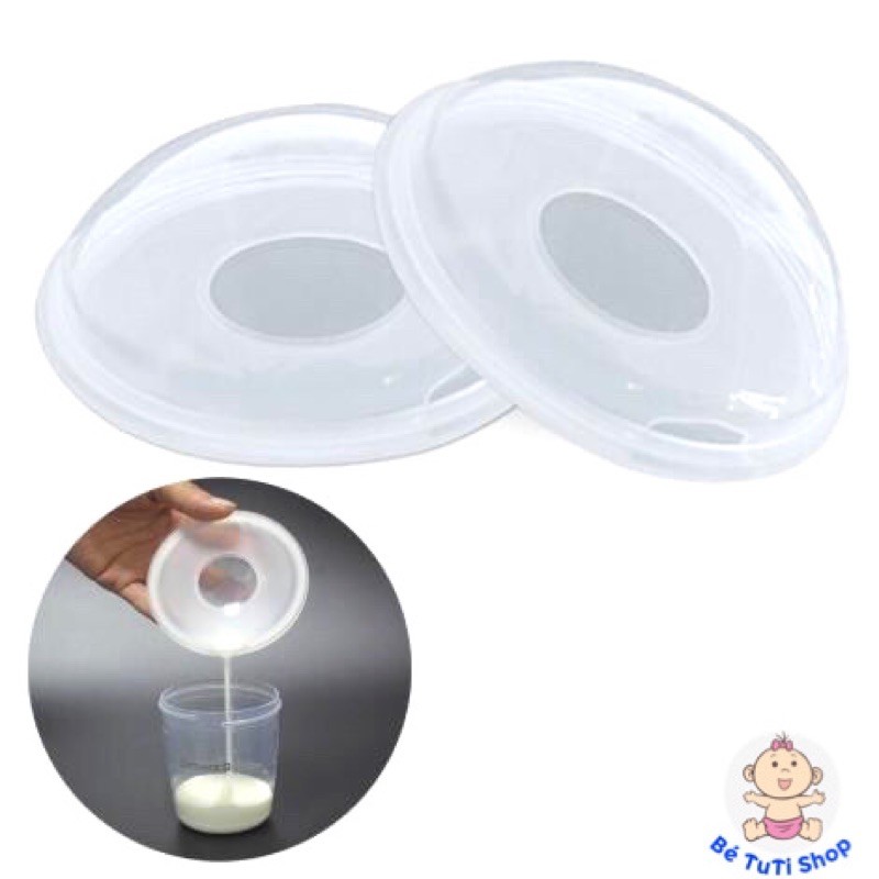 Hộp 2 dụng cụ hứng sữa Babuu Nhật Bản tiện lợi cho mẹ