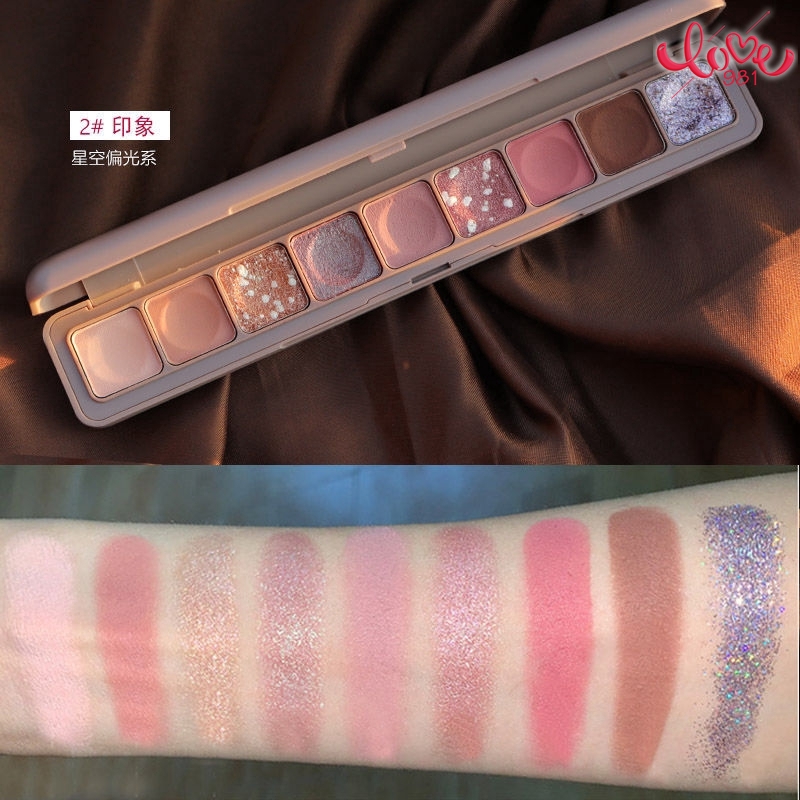 [Hàng mới về] Bảng Phấn Mắt Ánh Ngọc Trai Phân Cực Lấp Lánh Lâu Trôi Độc Đáo