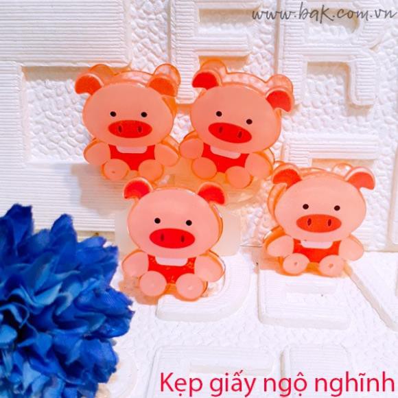 Kẹp giấy hình thú sáng tạo nhiều màu đáng yêu