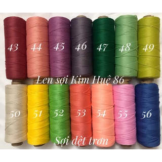 Sợi dệt trơn ( từ màu 57 đến màu 66)
