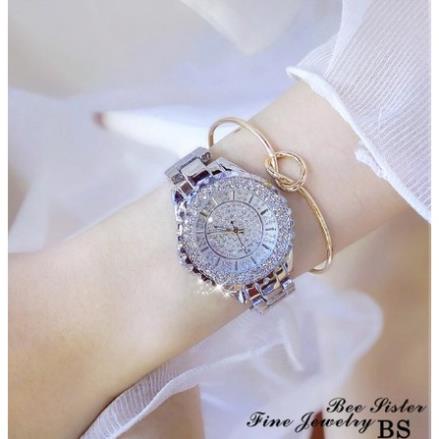 Đồng hồ nữ Bee Sister chính hãng đẹp, đồng hồ nữ cao cấp đính đá sang trọng Mã A30 | WebRaoVat - webraovat.net.vn