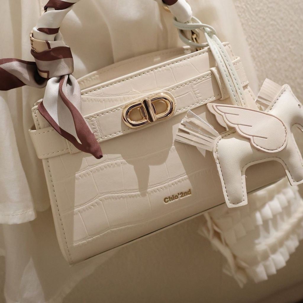 Nanfeng chio2nd Túi Đeo Chéo Kelly Kết Cấu Cao Cấp Thời Trang Mùa Hè Kiểu Mới Dành Cho Nữ