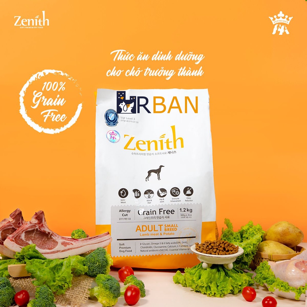 1.2Kg/3kg_THỨC ĂN HẠT MỀM CHÓ TRƯỞNG THÀNH ZENITH ADULT