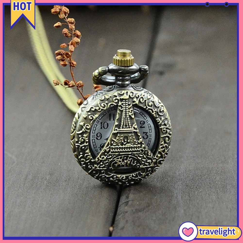 [Travelight] Đồng hồ quả quýt chạm khắc phong cách retro sành điệu