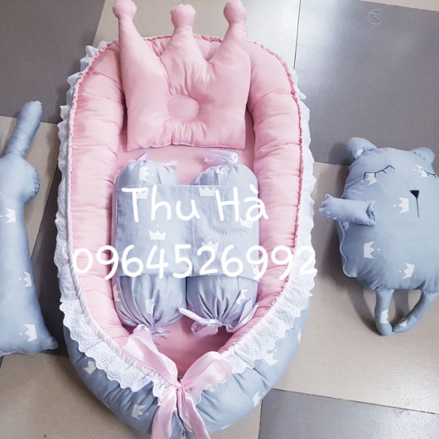 Set nôi, gối đầu và thỏ