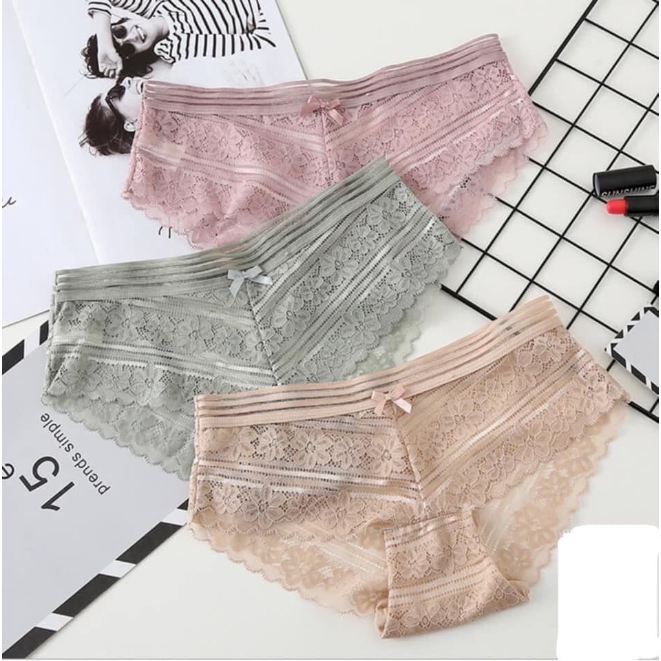 [LẺ = SỈ] 10 Quần Lót Ren Nhật Cao Cấp 303