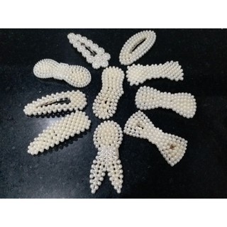 Set 10 kẹp tóc đính hạt cho bạn gái siêu đẹp
