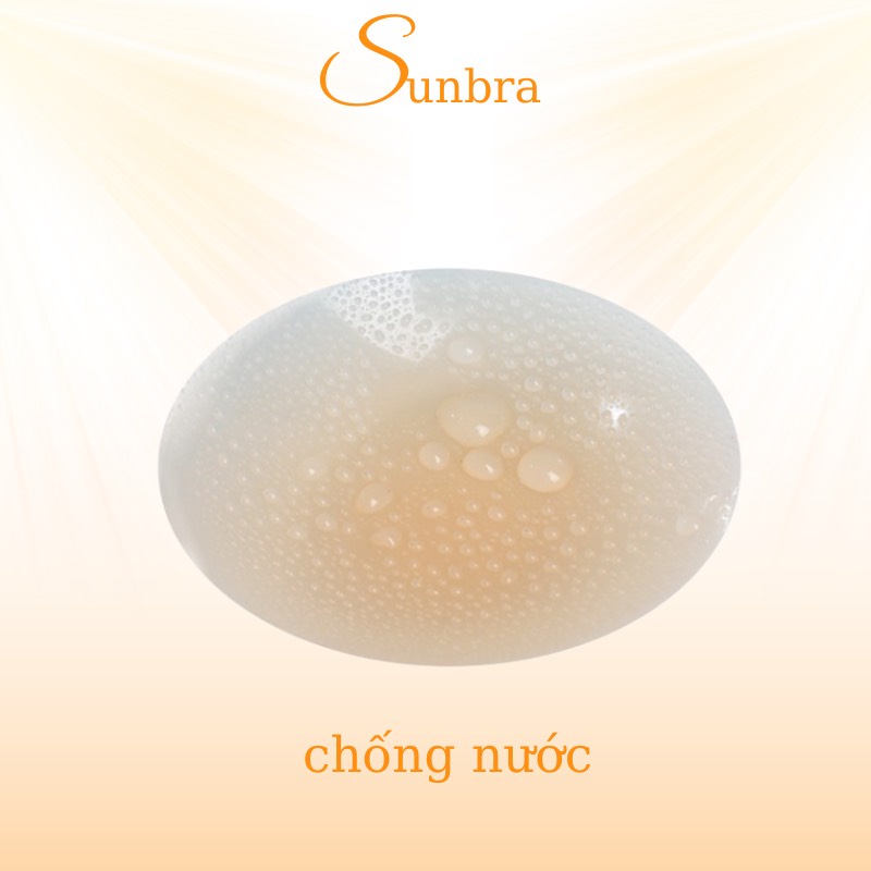 Miếng Ngực Silicon Nhiệt Tự Thân Không Keo Siêu Dính Bảo Vệ Nhũ Hoa SunBra D189