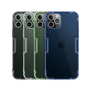 Ốp lưng iPhone 12 Pro Max / iPhone 12 Pro  chính hãng Nillkin Nature silicon dẻo trong suốt chống sốc