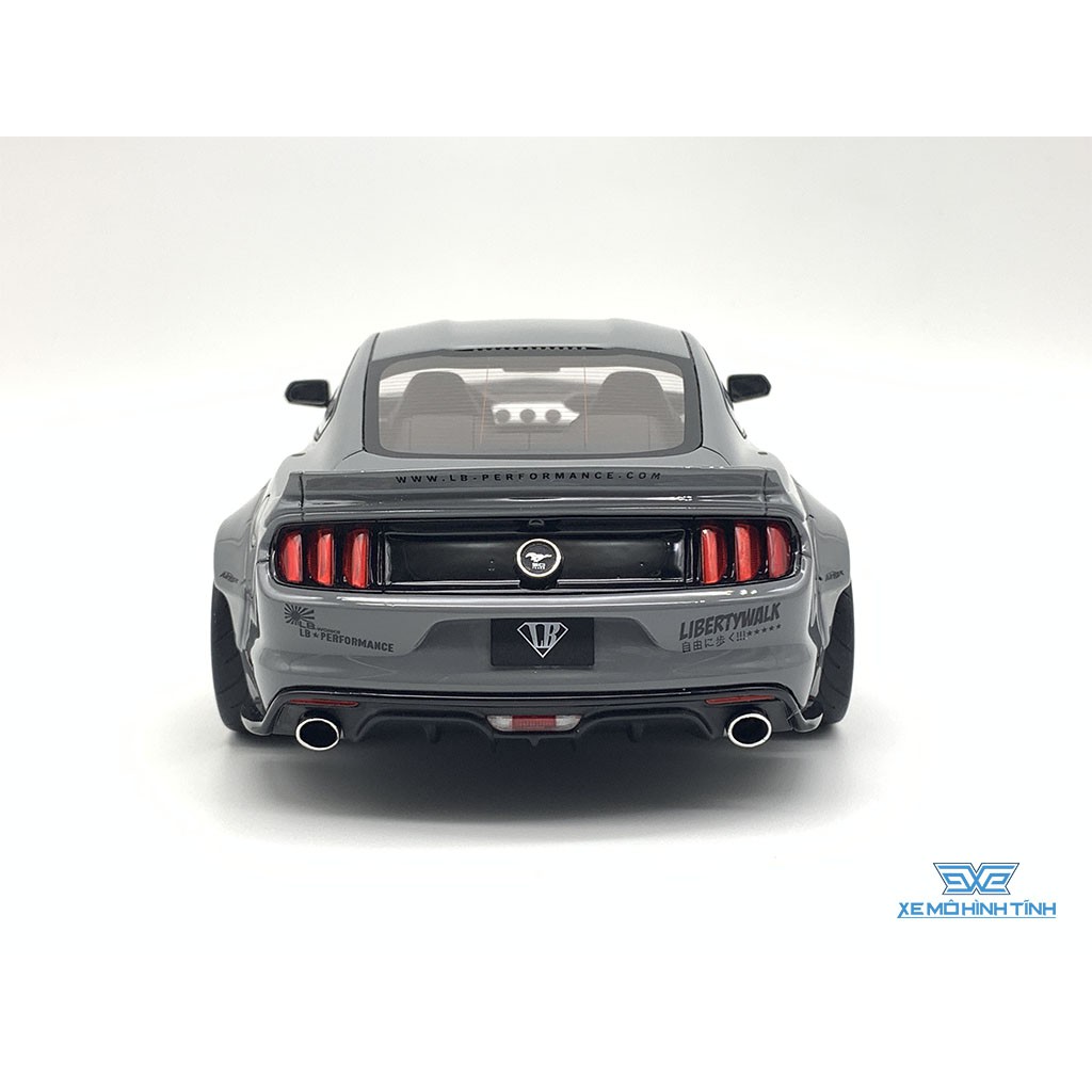 Xe Mô Hình Ford Mustang Liberty Works 1:18 GTSpirit ( Xám )