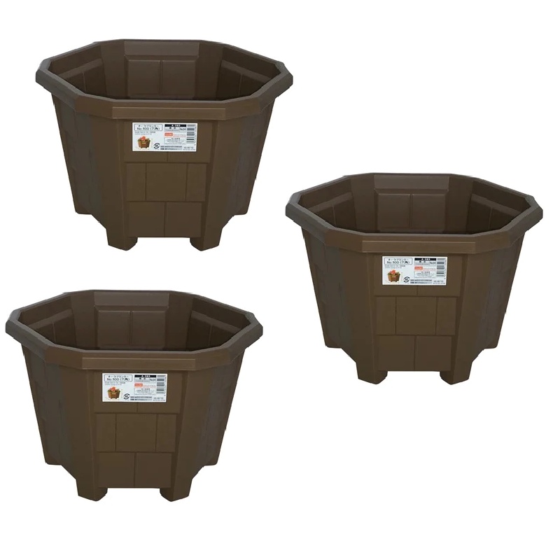 Daiso Chậu nhựa trồng cây Oak No.100 25.2x27x17.6cm