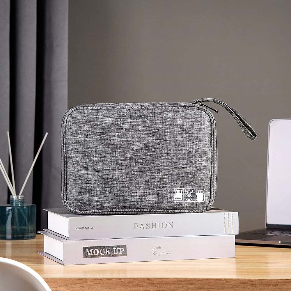 Túi Đựng Đồ Điện Tử/Cáp Sạc/Cáp USB/Cáp Sạc Cứng/Thẻ SD Chống Thấm Nước Đa Năng Dành Cho Đi Du Lịch