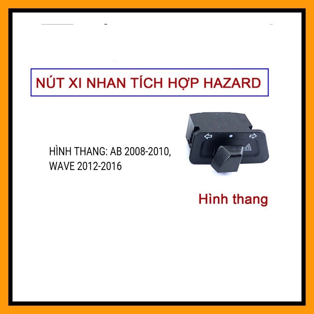 Công tắc xi nhan tích hợp Hazard cao cấp nháy cả 4 bóng cho các dòng xe máy của Honda - sản phẩm chính hãng của Thiên Lộ