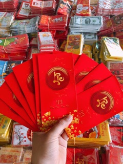 Combo 100 bao lixi tết khổ lớn (10 sấp)