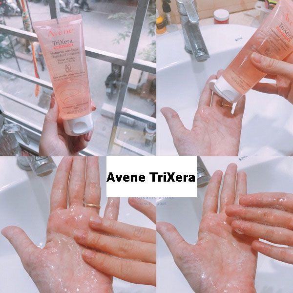 Sữa Rửa Mặt/Sữa Tắm Avene Dạng Gel Tạo Bọt - Avene Trixera Nutrition Cleansing Gel 100ml