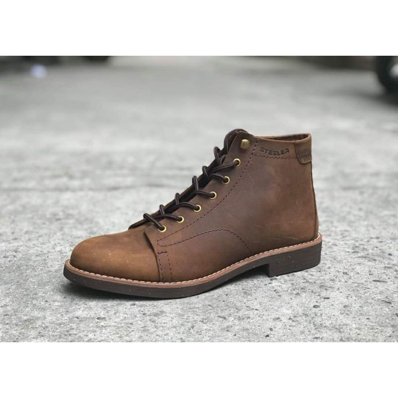 Giày da cao cổ nam