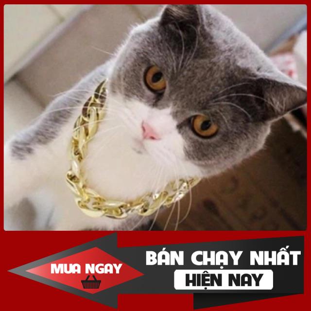 [❌GIÁ SỈ❌] Vòng cổ mạ vàng cho thú cưng. Siêu nhẹ siêu ngầu 0 ❤️