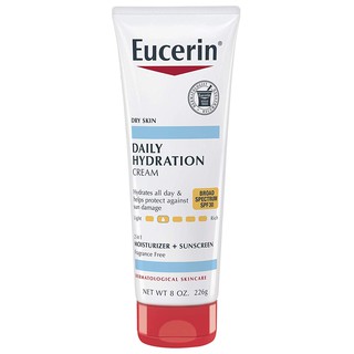 Kem dưỡng ẩm & chống nắng Eucerin Daily Hydration Broad Spectrum SPF 30 Body Cream 226g (Mỹ)