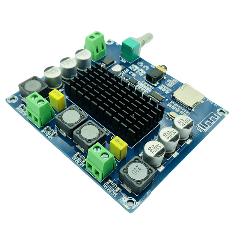 Bo Mạch Khuếch Đại Âm Thanh Kỹ Thuật Số Không Dây Bluetooth 5.0 Alli Xh- A105 Tda7498 2x100