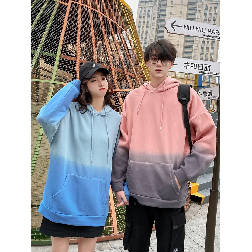 Áo Hoodies Nỉ Nam Mũ Có Dây Rút Túi Bụng Phối Màu Loang Cá Tính Phong Cách Thời Trang FrancisB TOP NAM 1000104