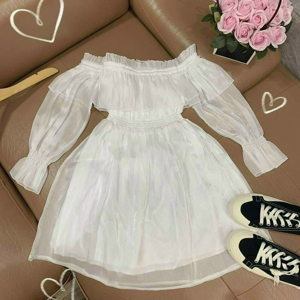 Đầm xòe nữ cá tính, đầm thời trang, kiểu dáng đẹp, đường may kỹ, hàng chuẩn đẹp bán shop, phom dưới 54kg | BigBuy360 - bigbuy360.vn