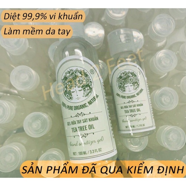 GEL RỬA TAY KHÔ SÁT KHUẨN (100ml) - CHIẾT XUẤT TỪ TRÀ XANH và LÁ TRÀM - HƯƠNG CHANH SẢ - THÀNH PHẦN THIÊN NHIÊN LÀNHTÍNH | BigBuy360 - bigbuy360.vn