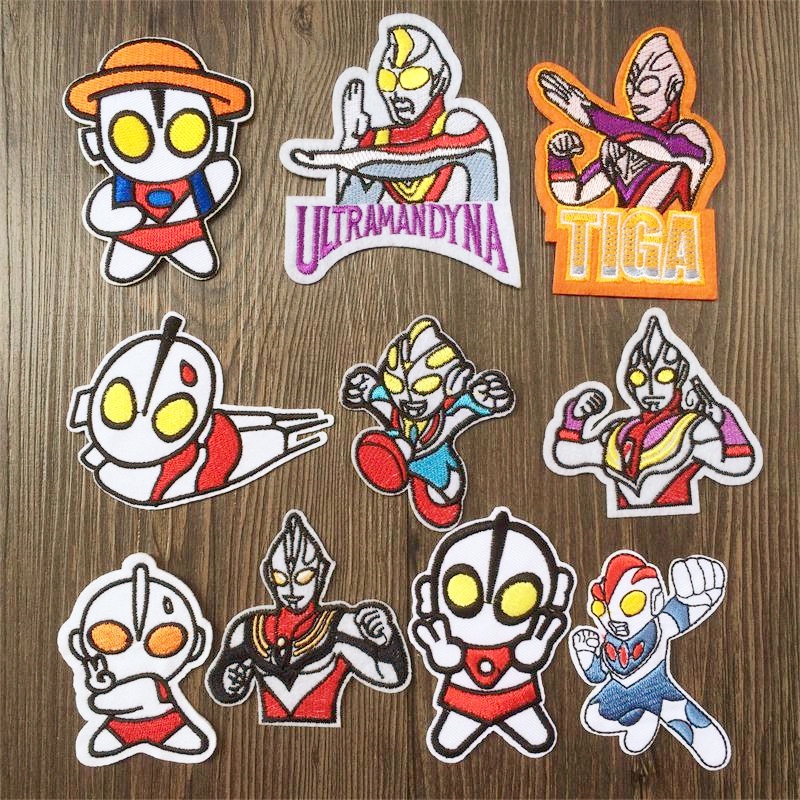Doraemon Miếng Dán Ủi Quần Áo Hình Doremon / ultraman / ultraman / ultraman diy Có Thể Ủi Được