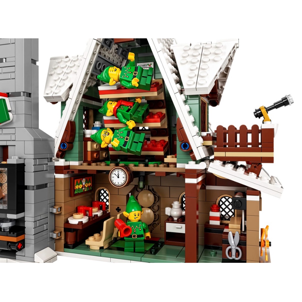 Lego HaHa - Lego Creator Expert - Ngôi Nhà Giáng Sinh Của Yêu Tinh - 10275
