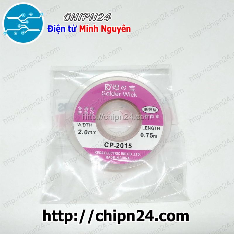 Dây hút chì, Dây hút thiếc