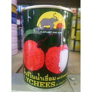 Vải ngâm hiệu con voi Thái Lan 565g