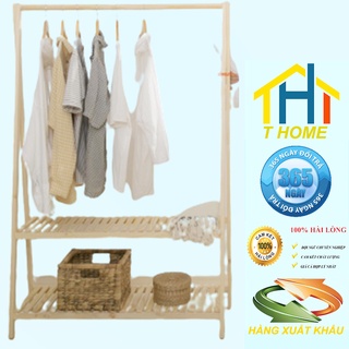 Kệ treo quần áo 2 tầng chữ A , kệ chữ A 2 tấng , Giá treo quần áo 2 tầng , tủ treo quần áo gỗ thông mỹ chắc chắn