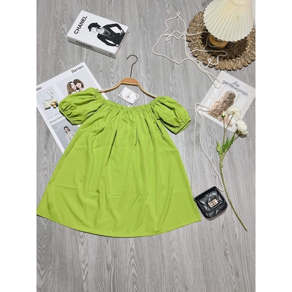 Áo trễ vai baby doll
