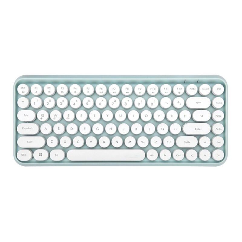 VIVI 308i Wireless Bluetooth Keyboard Round Key Cap Gaming Keypad with 84 Keys for PC